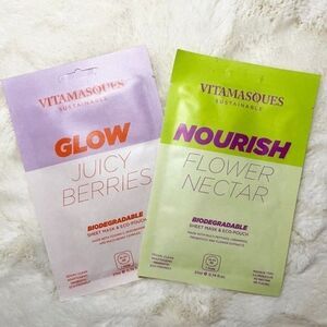 🔮 5/$25 Vitamasques NOURISH & GLOW Masks‎